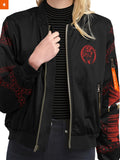 Fandomaniax - Red ED Uzui Bomber Jacket