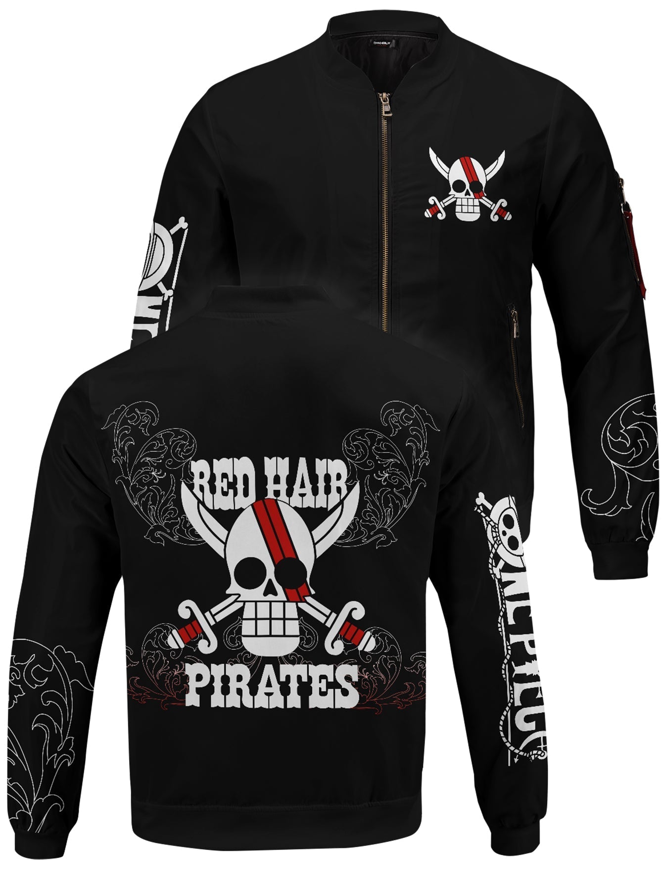 Fandomaniax - Red Hair Pirates Bomber Jacket