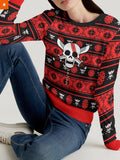 Fandomaniax - Red Hair Xmas Unisex Wool Sweater