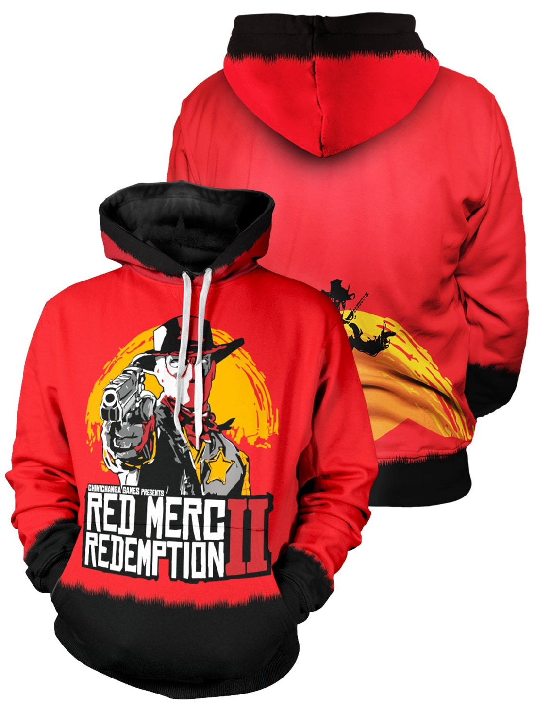 Fandomaniax - Red Merc Unisex Pullover Hoodie