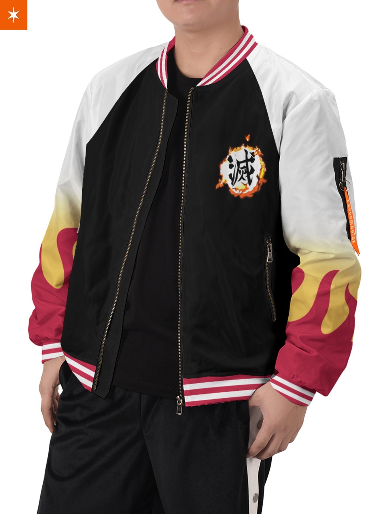 Fandomaniax - Rengoku Jersey Bomber Jacket