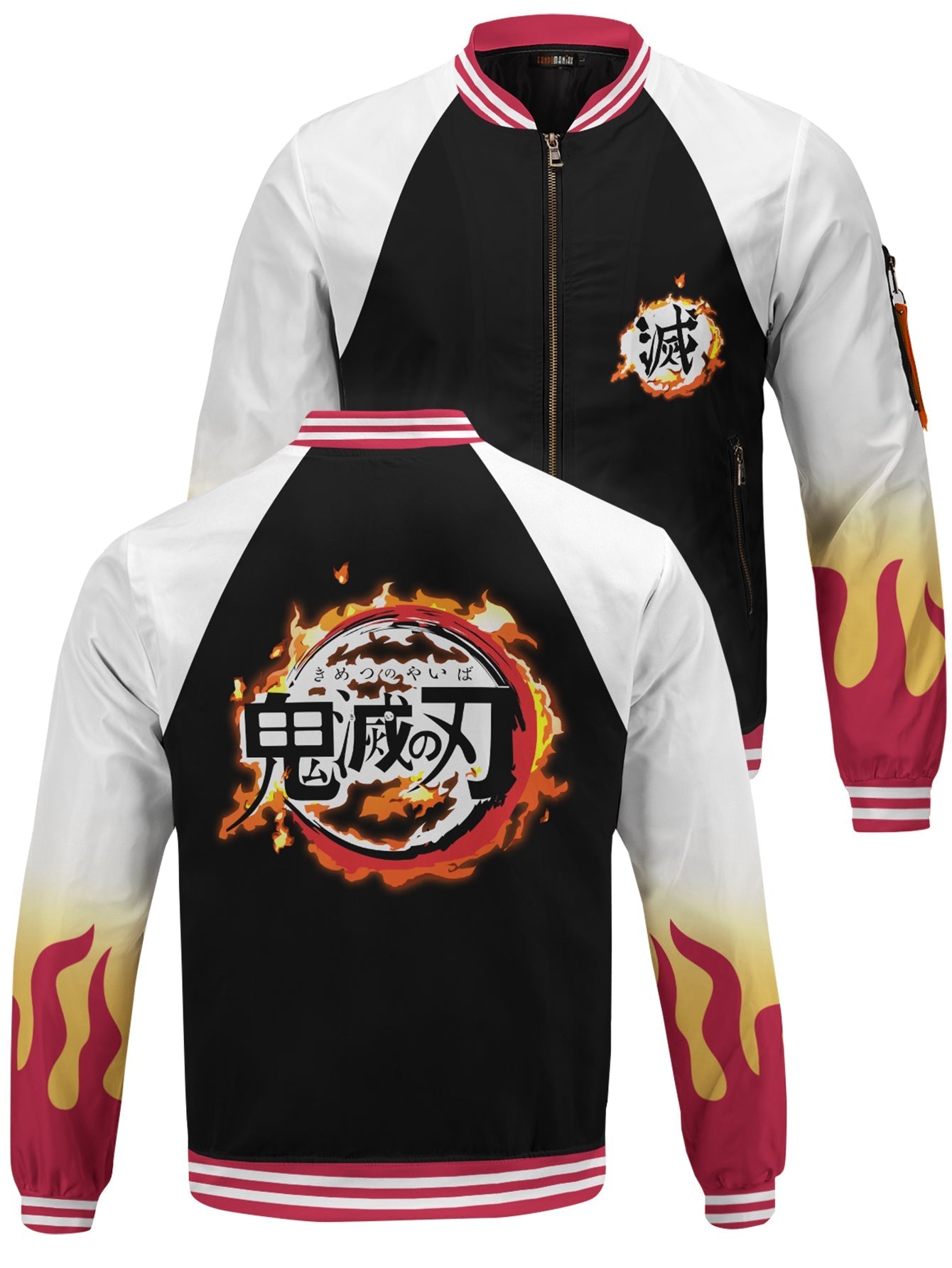 Fandomaniax - Rengoku Jersey Bomber Jacket