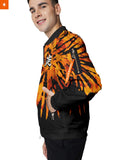 Fandomaniax - Rengoku Tie Dye Bomber Jacket