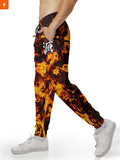 Fandomaniax - Rengoku Tie Dye Jogger Pants