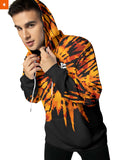 Fandomaniax - Rengoku Tie Dye Unisex Pullover Hoodie