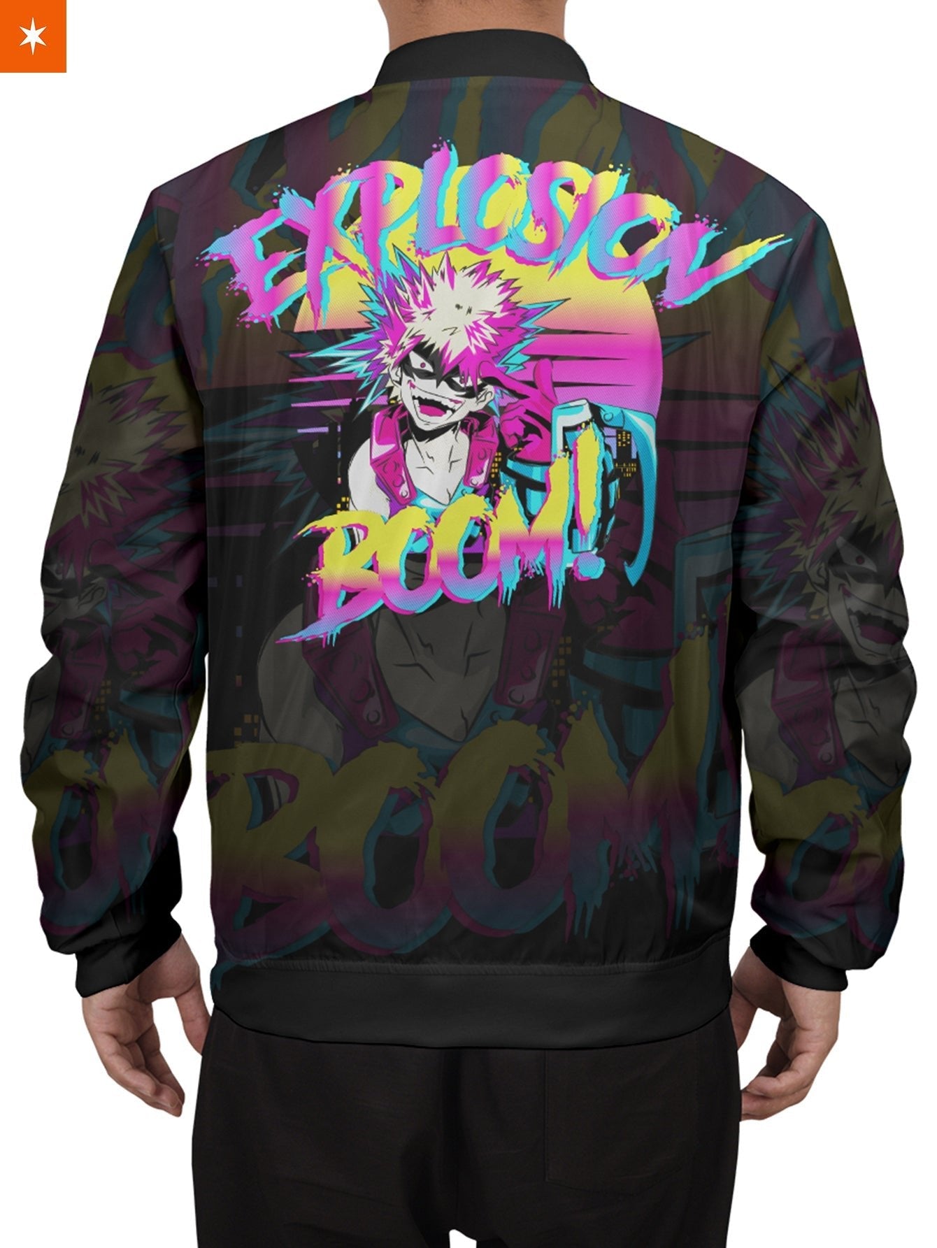 Fandomaniax - Retro Bakugo Bomber Jacket