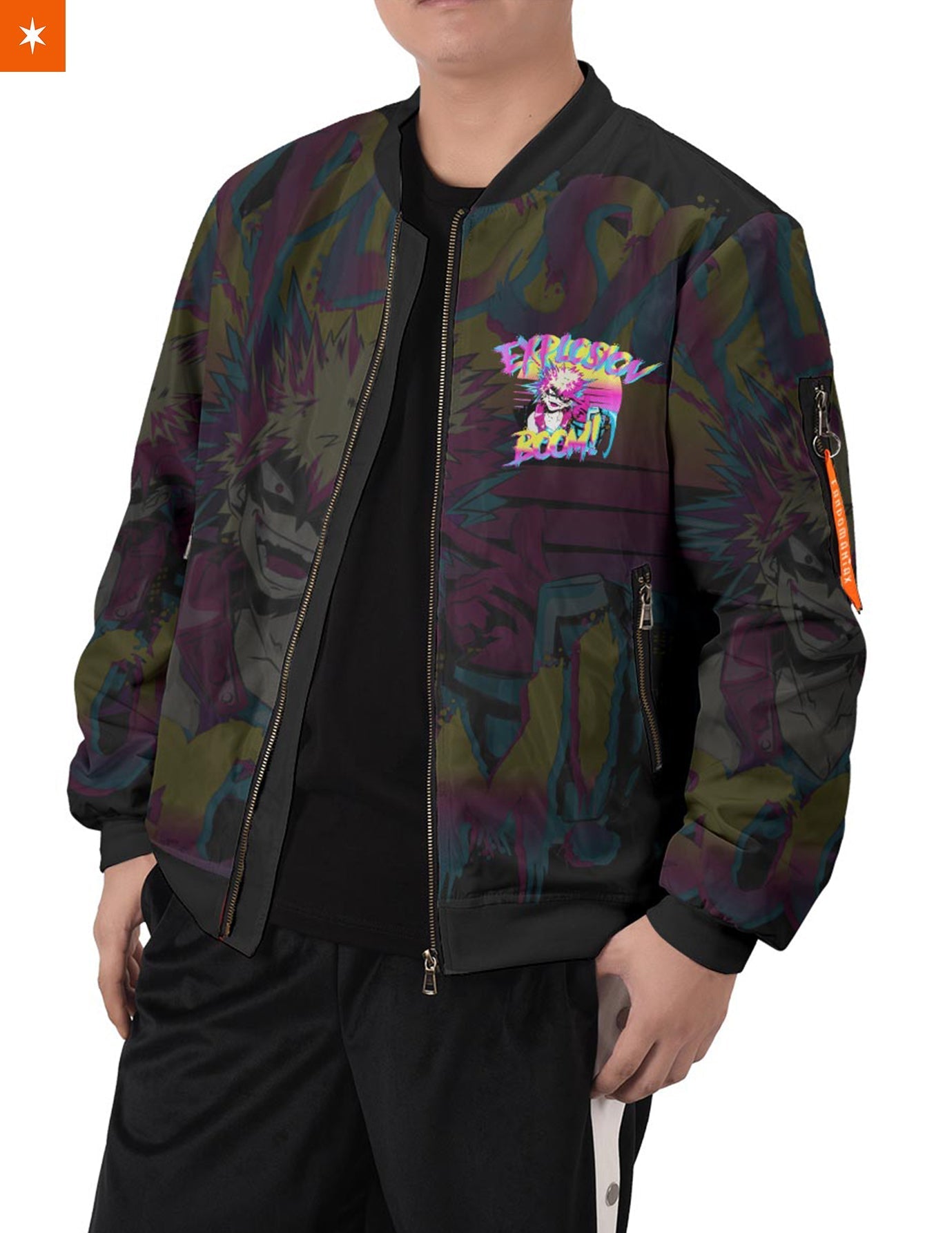 Fandomaniax - Retro Bakugo Bomber Jacket