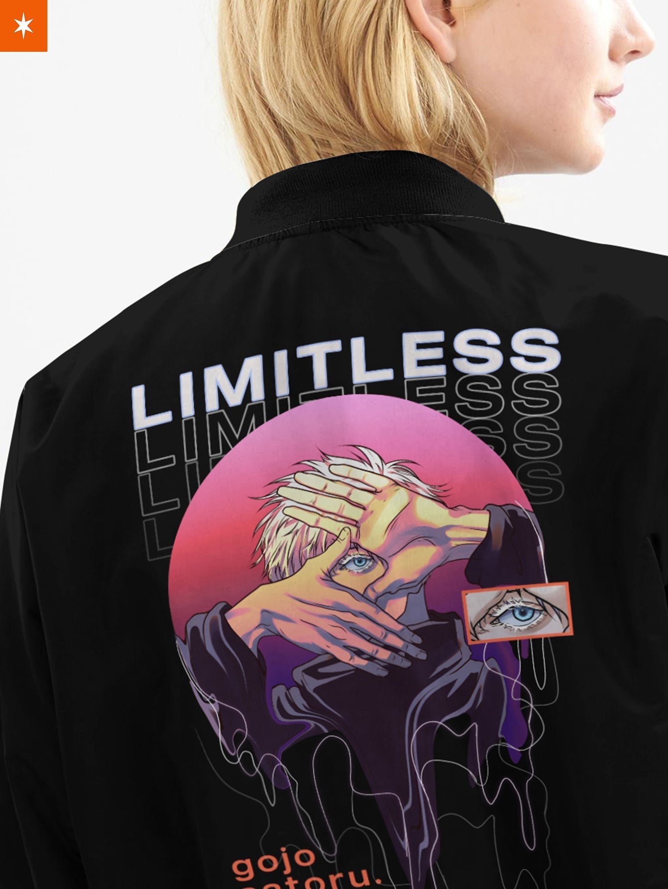 Fandomaniax - Retro Gojo Bomber Jacket