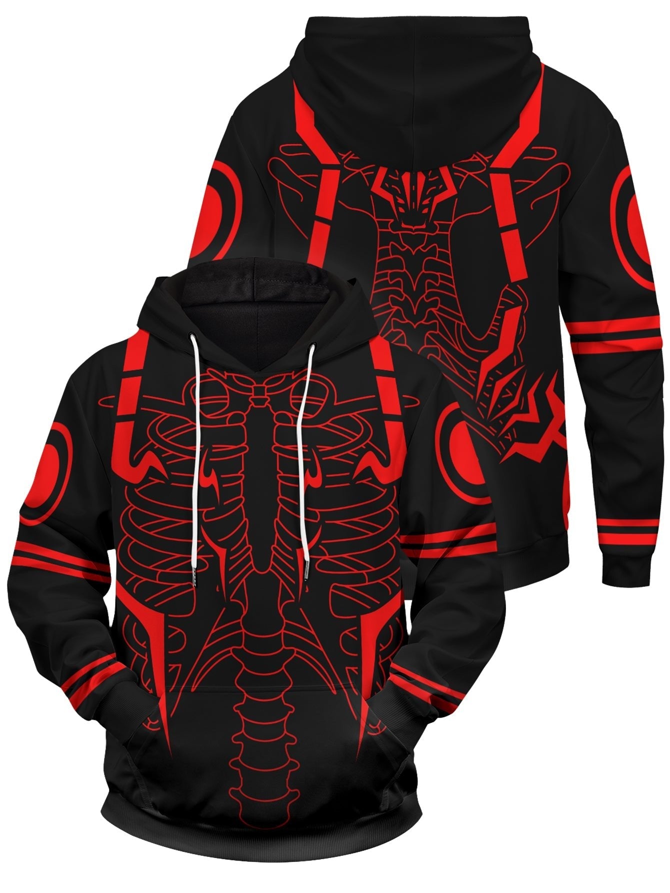 Fandomaniax - Rib Sukuna Unisex Pullover Hoodie