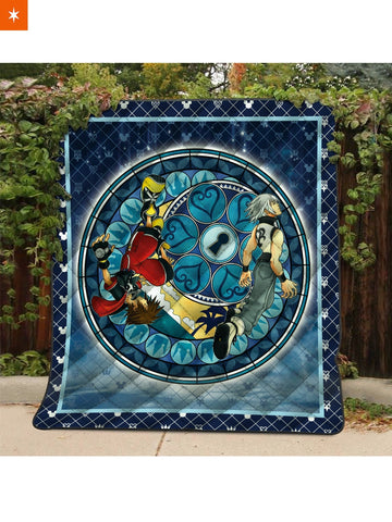 Fandomaniax - Riku and Sora Quilt Blanket