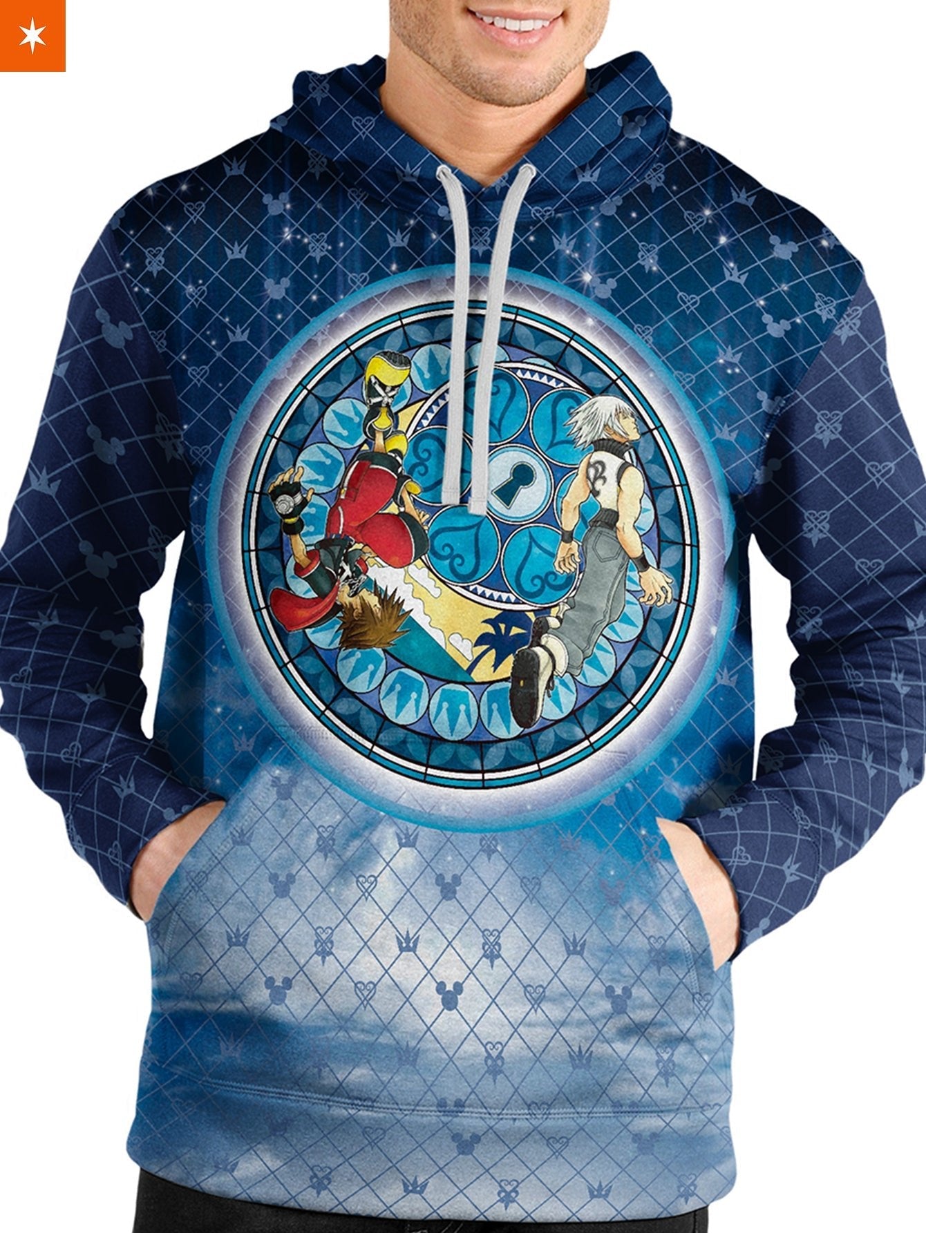 Fandomaniax - Riku and Sora Unisex Pullover Hoodie