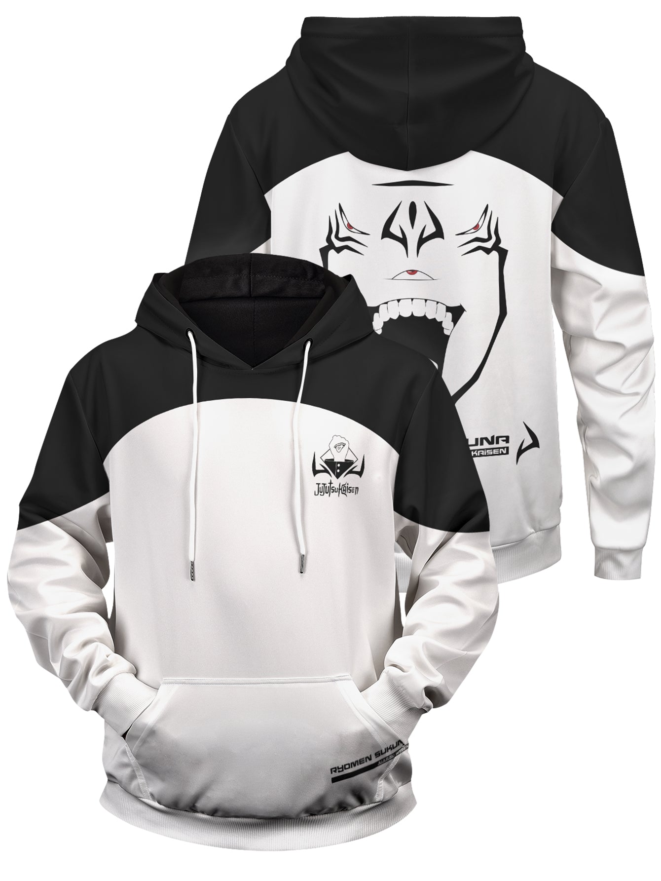 Fandomaniax - Ryomen Sukuna Unisex Pullover Hoodie