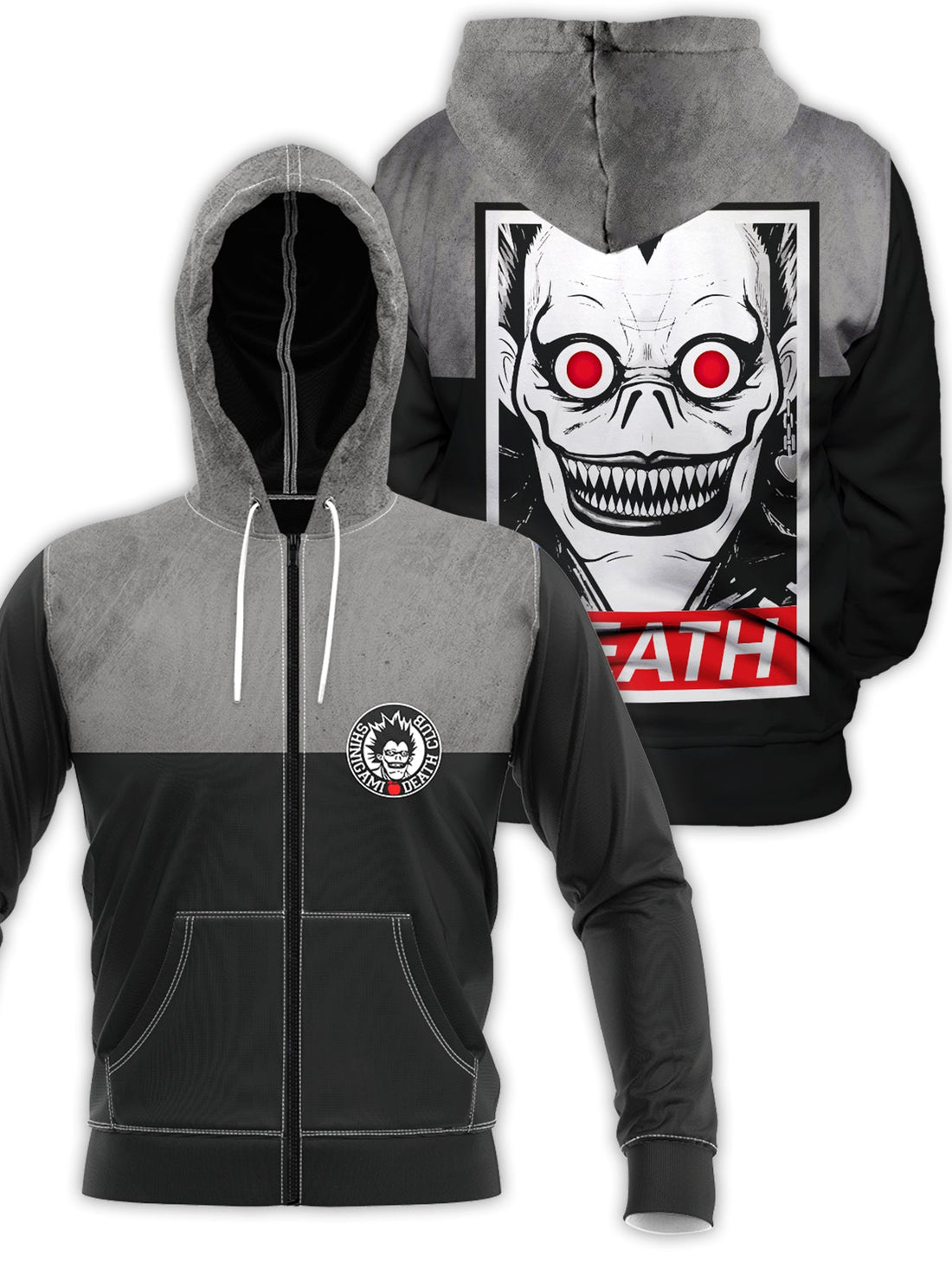 Fandomaniax - Ryuk Unisex Zipped Hoodie