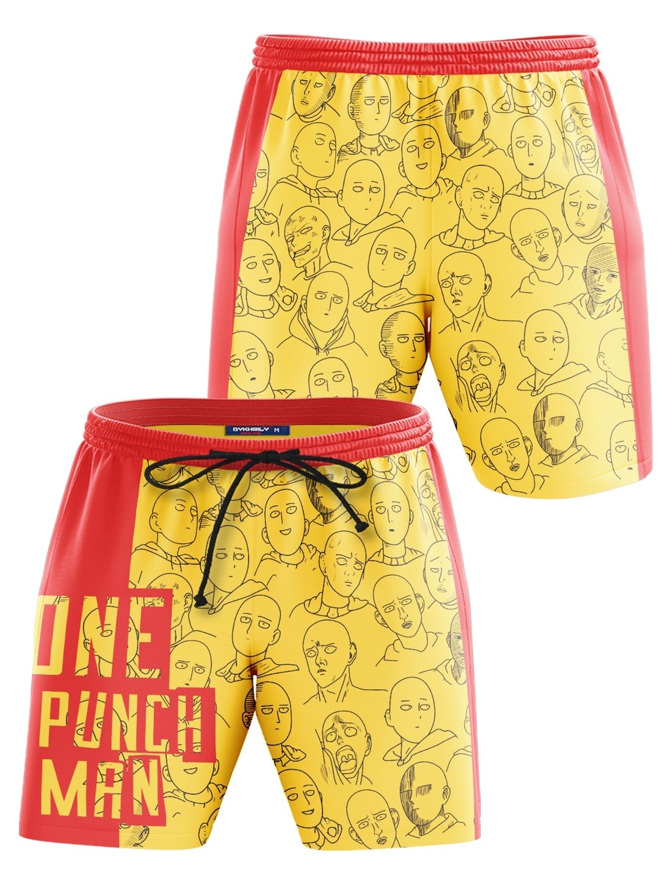 Fandomaniax - Saitama Fun Face Beach Shorts