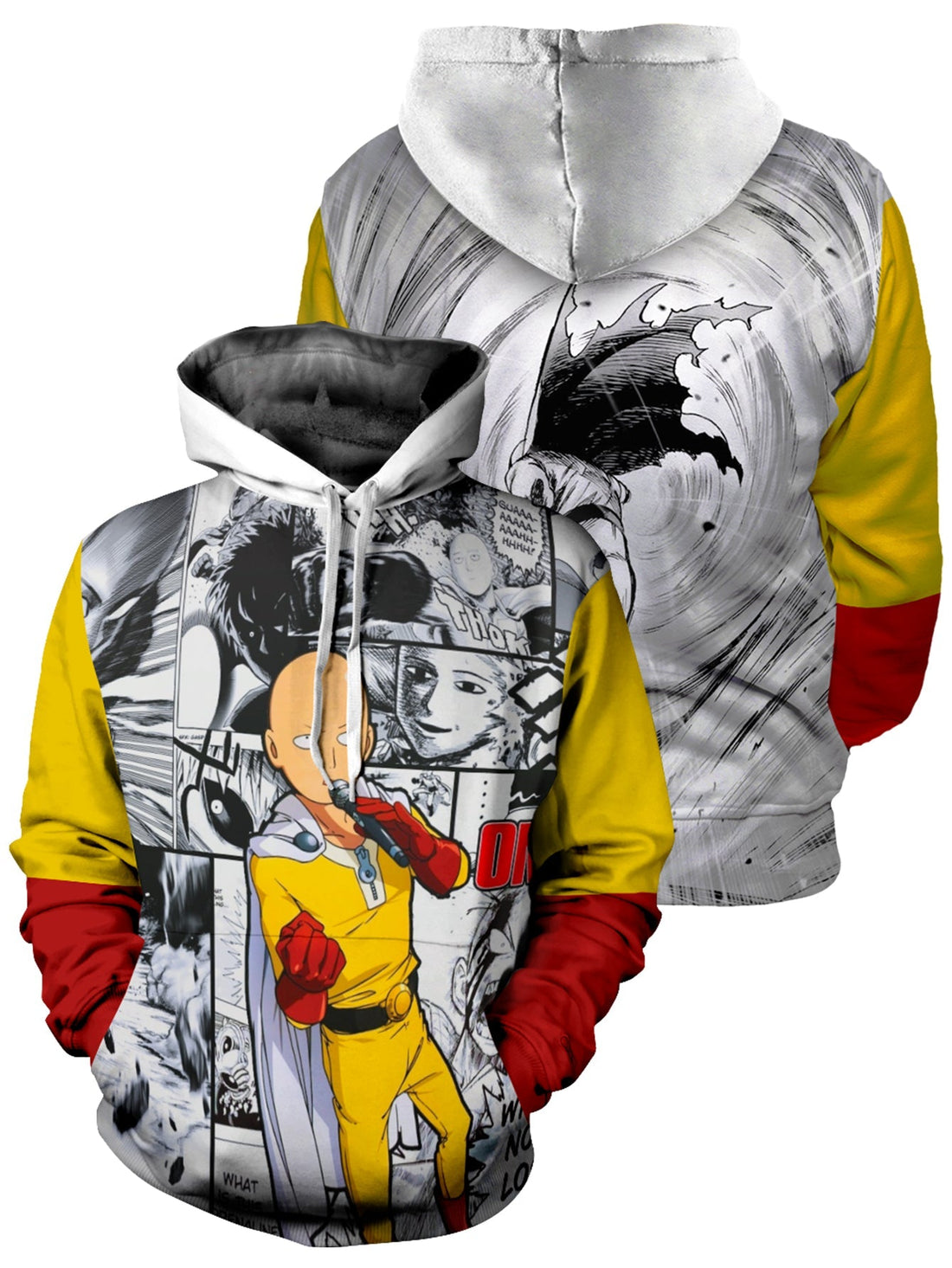 Fandomaniax - Saitama Unisex Pullover Hoodie