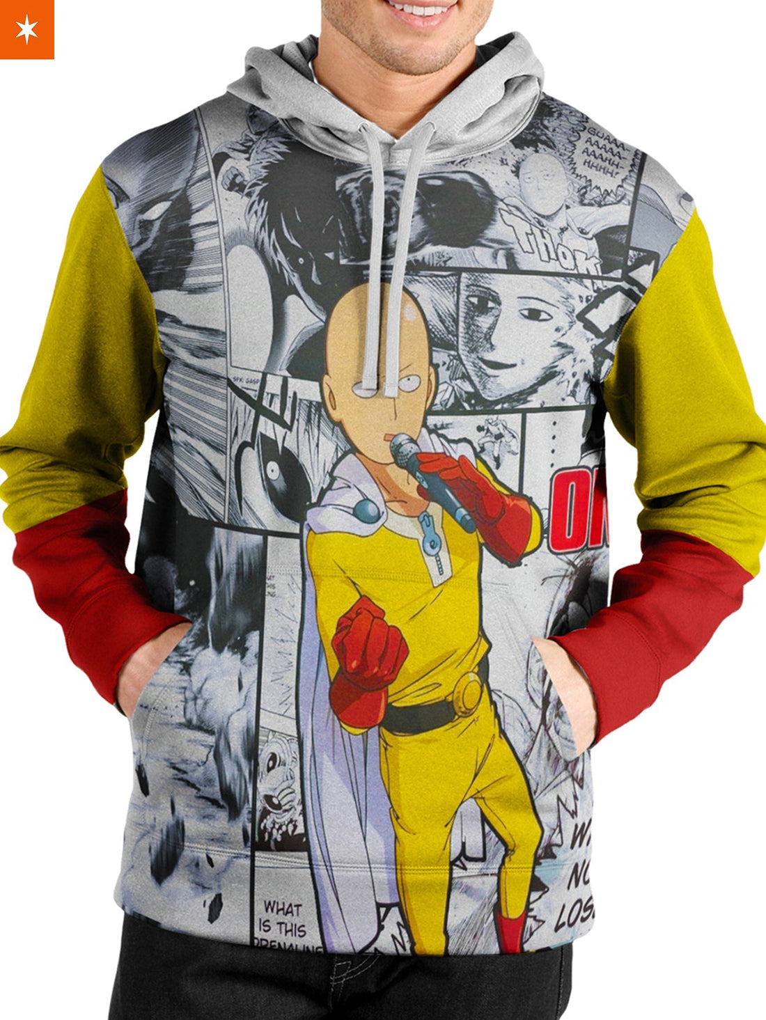 Fandomaniax - Saitama Unisex Pullover Hoodie