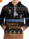 Fandomaniax - Saiyan Christmas Unisex Pullover Hoodie