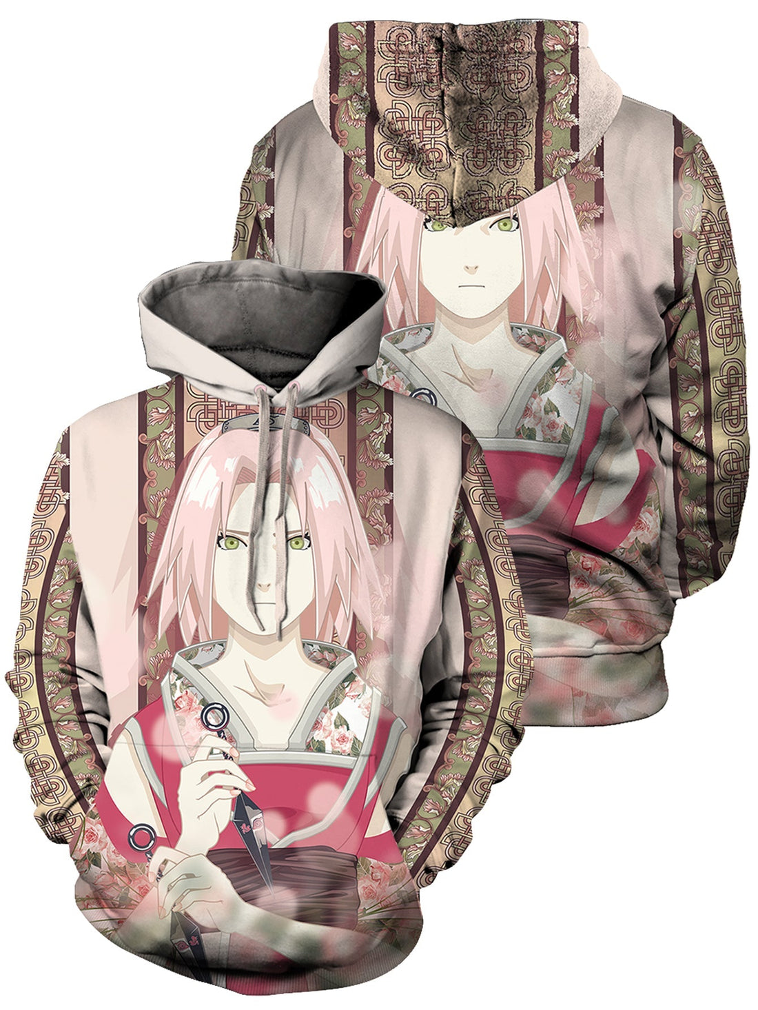 Fandomaniax - Sakura Unisex Pullover Hoodie