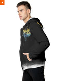 Fandomaniax - Black Leg Gravity Velvet Hoodie