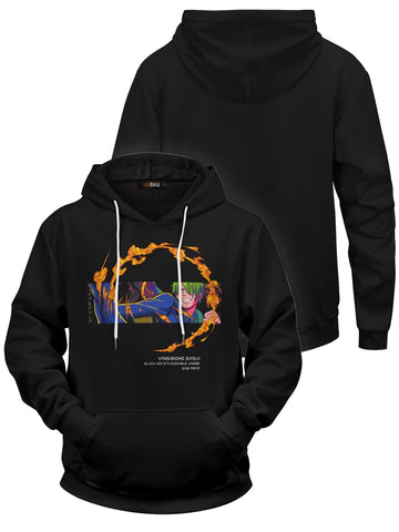 Fandomaniax - Black Leg Psych Unisex Pullover Hoodie