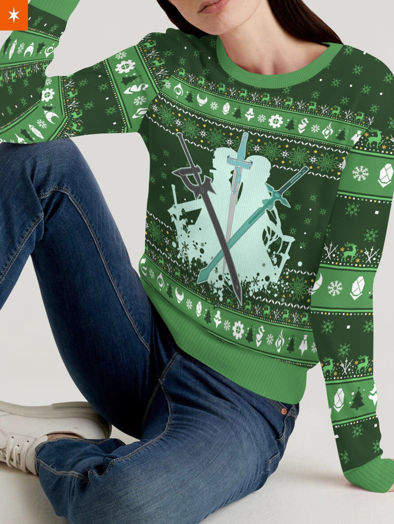 Fandomaniax - SAO Xmas Unisex Wool Sweater