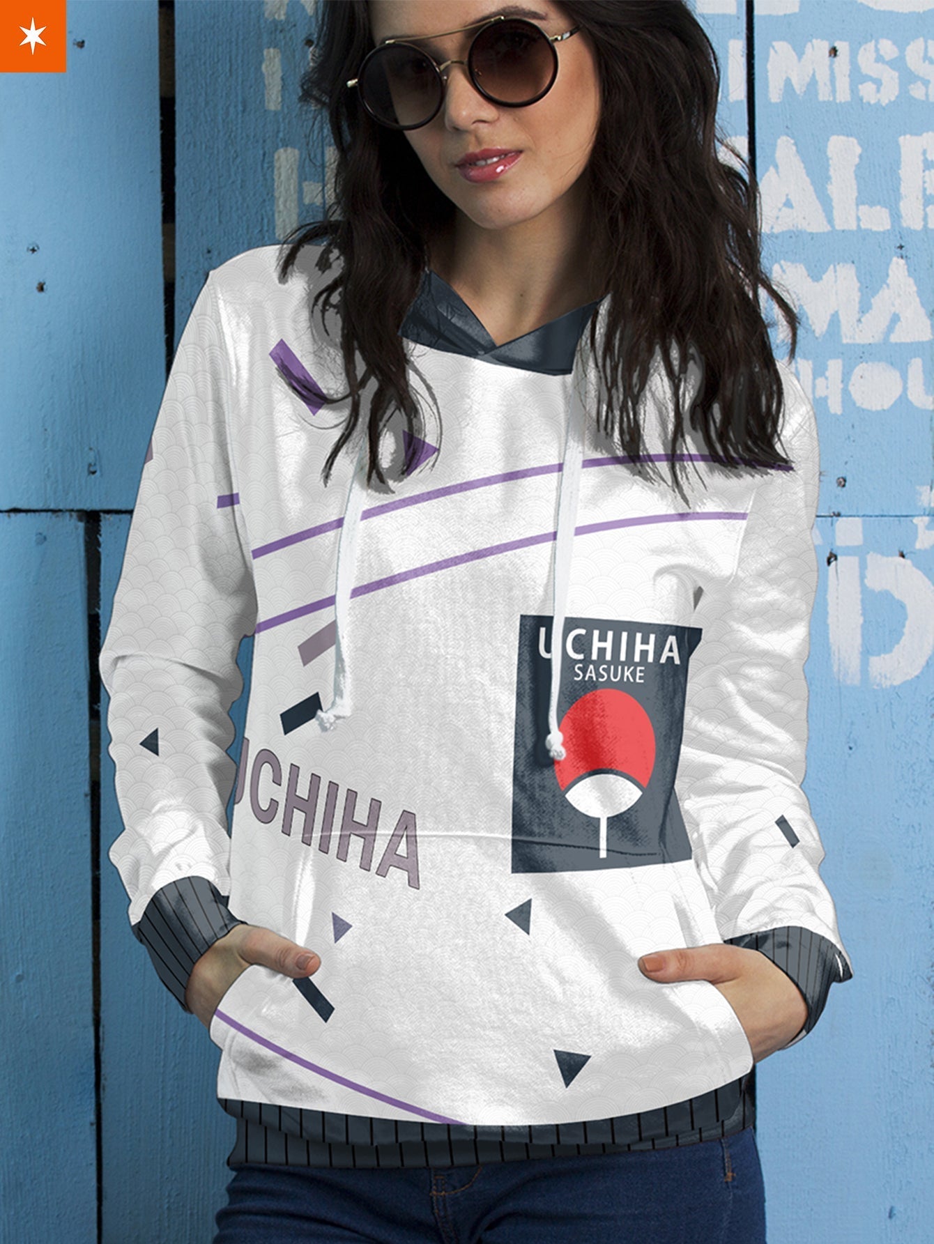 Fandomaniax - Sasuke Uchiha Unisex Pullover Hoodie