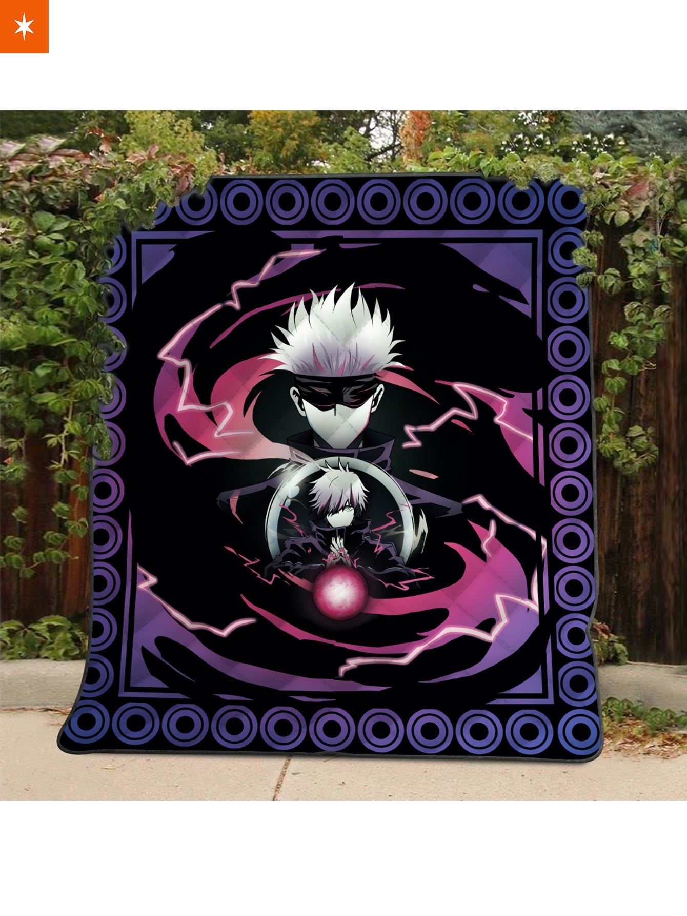 Fandomaniax - Satoru Gojo Quilt Blanket