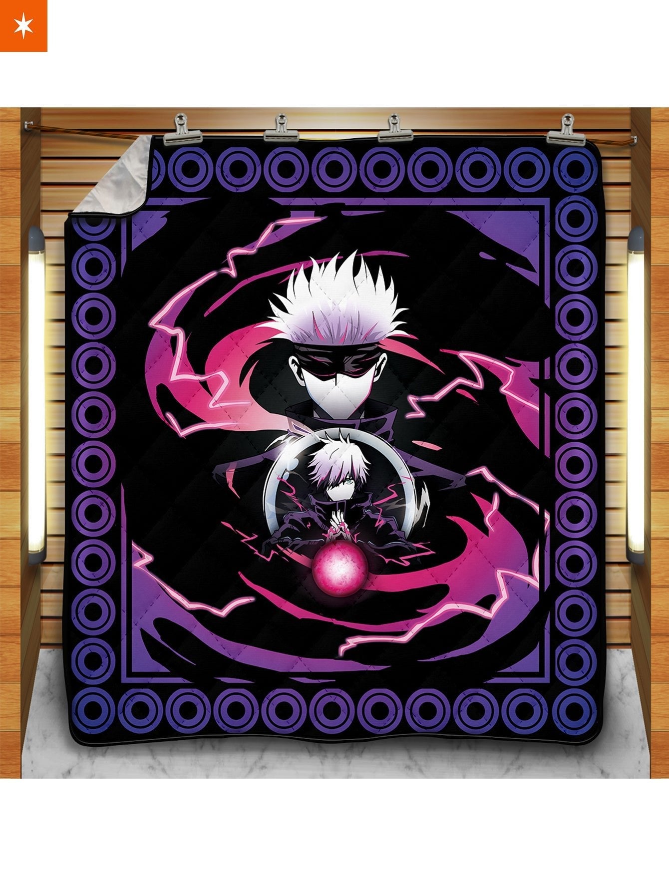 Fandomaniax - Satoru Gojo Quilt Blanket