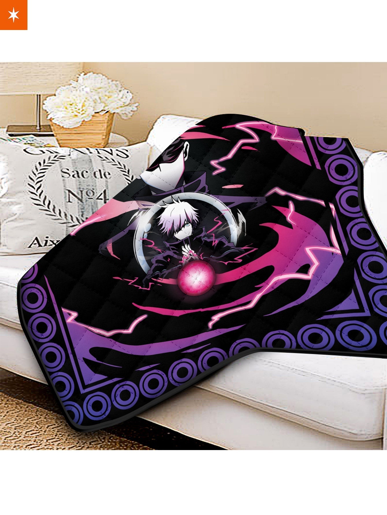 Fandomaniax - Satoru Gojo Quilt Blanket