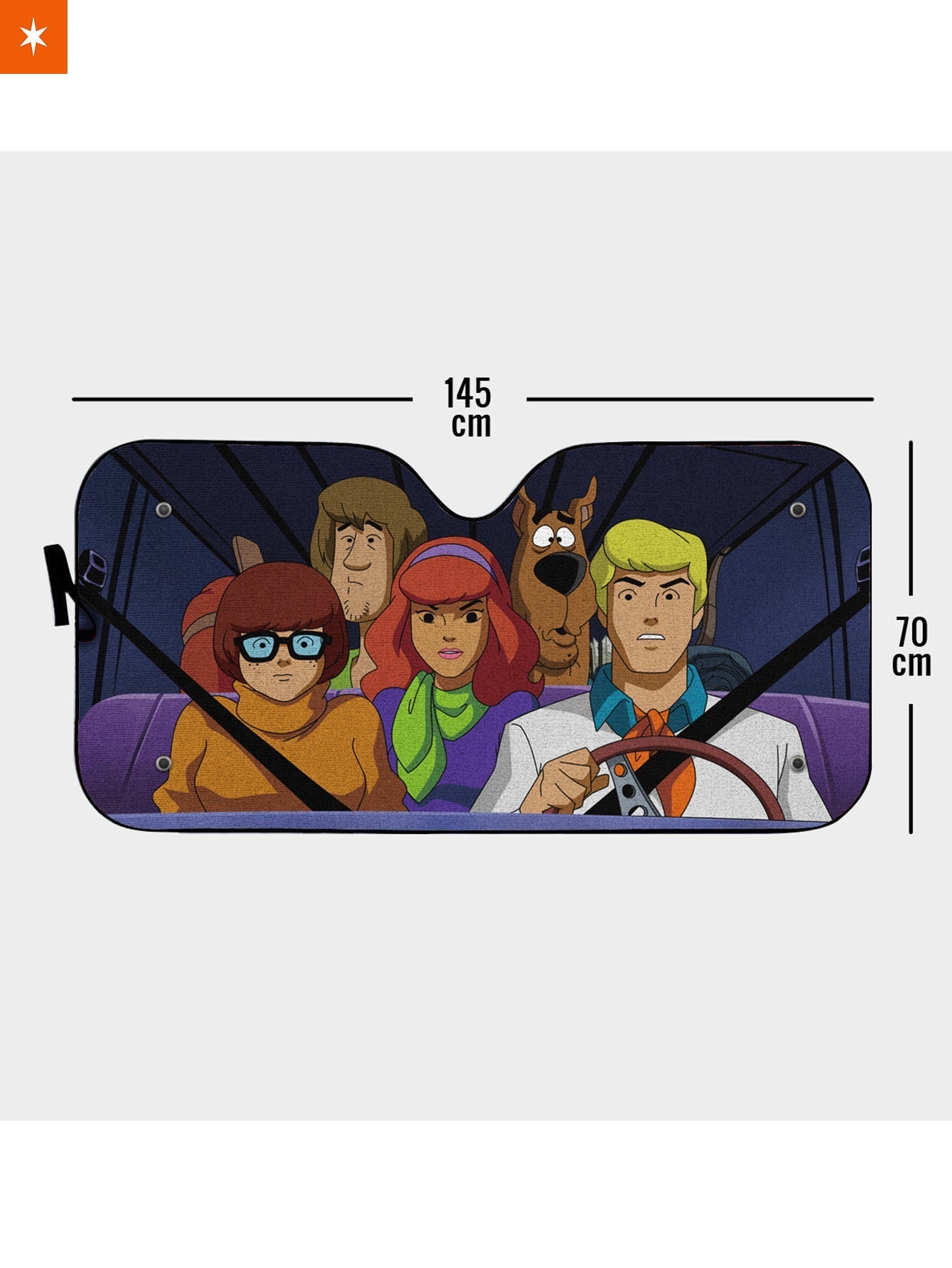 Fandomaniax - Scooby Doo Auto Sun Shade