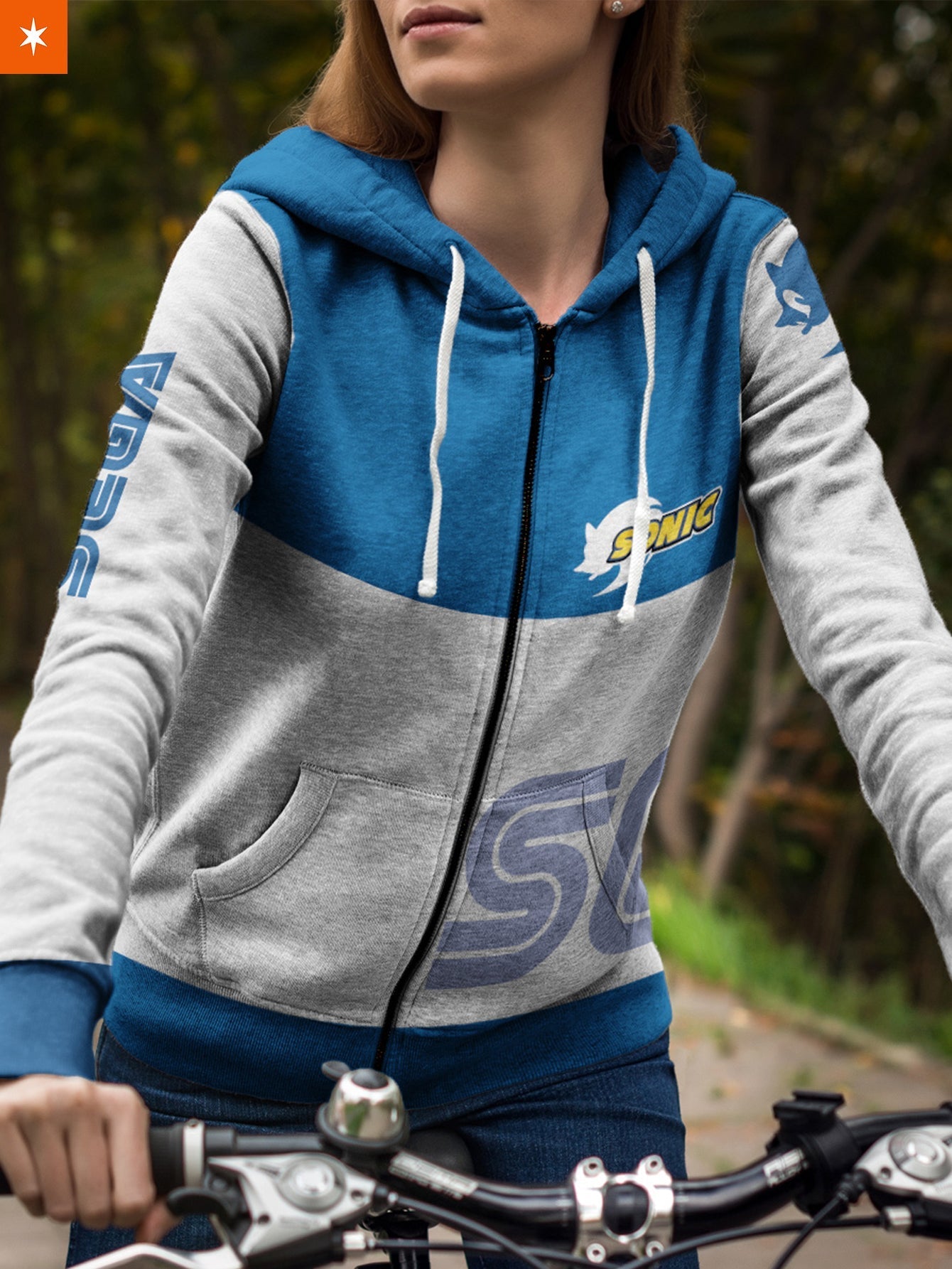 Fandomaniax - Sega Sonic Unisex Zipped Hoodie