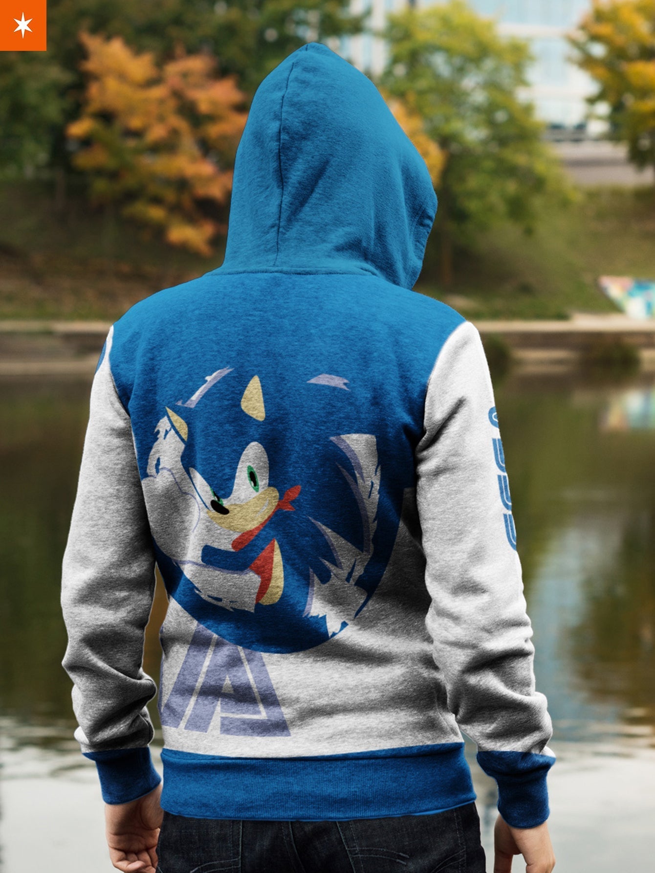 Fandomaniax - Sega Sonic Unisex Zipped Hoodie