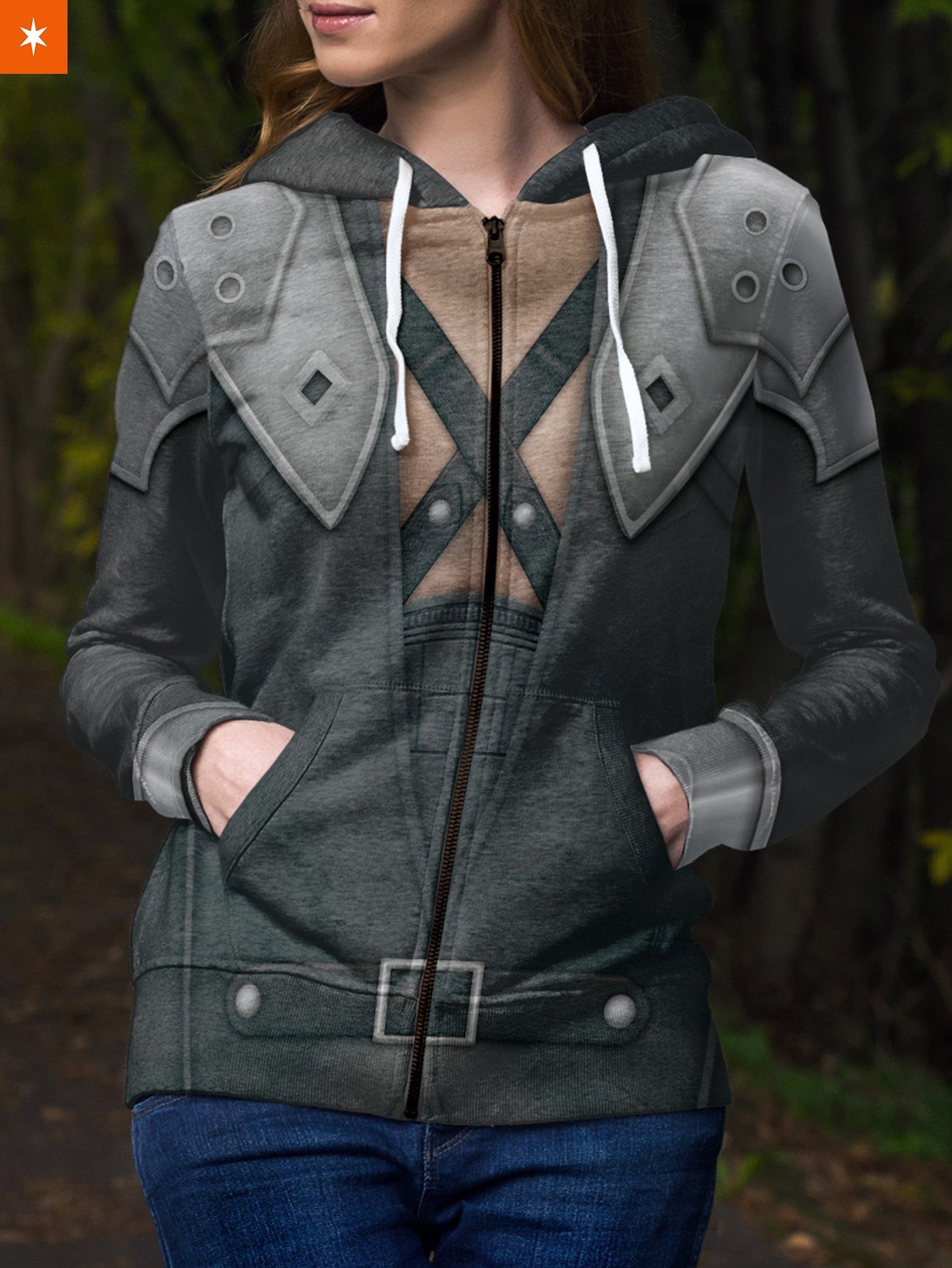 Fandomaniax - Sephiroth Unisex Zipped Hoodie