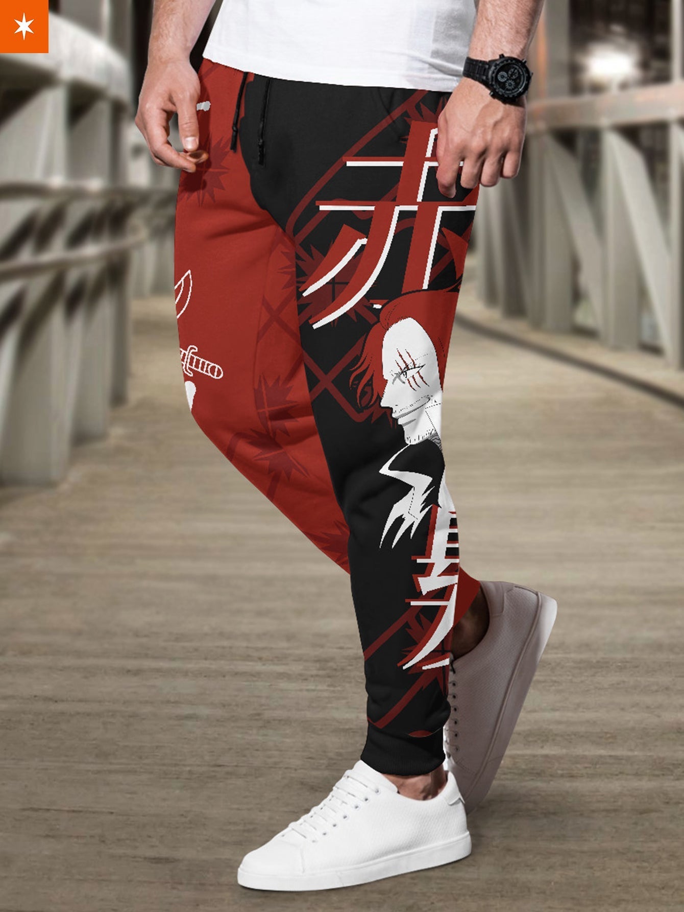 Fandomaniax - Red Hair Fashion Jogger Pants