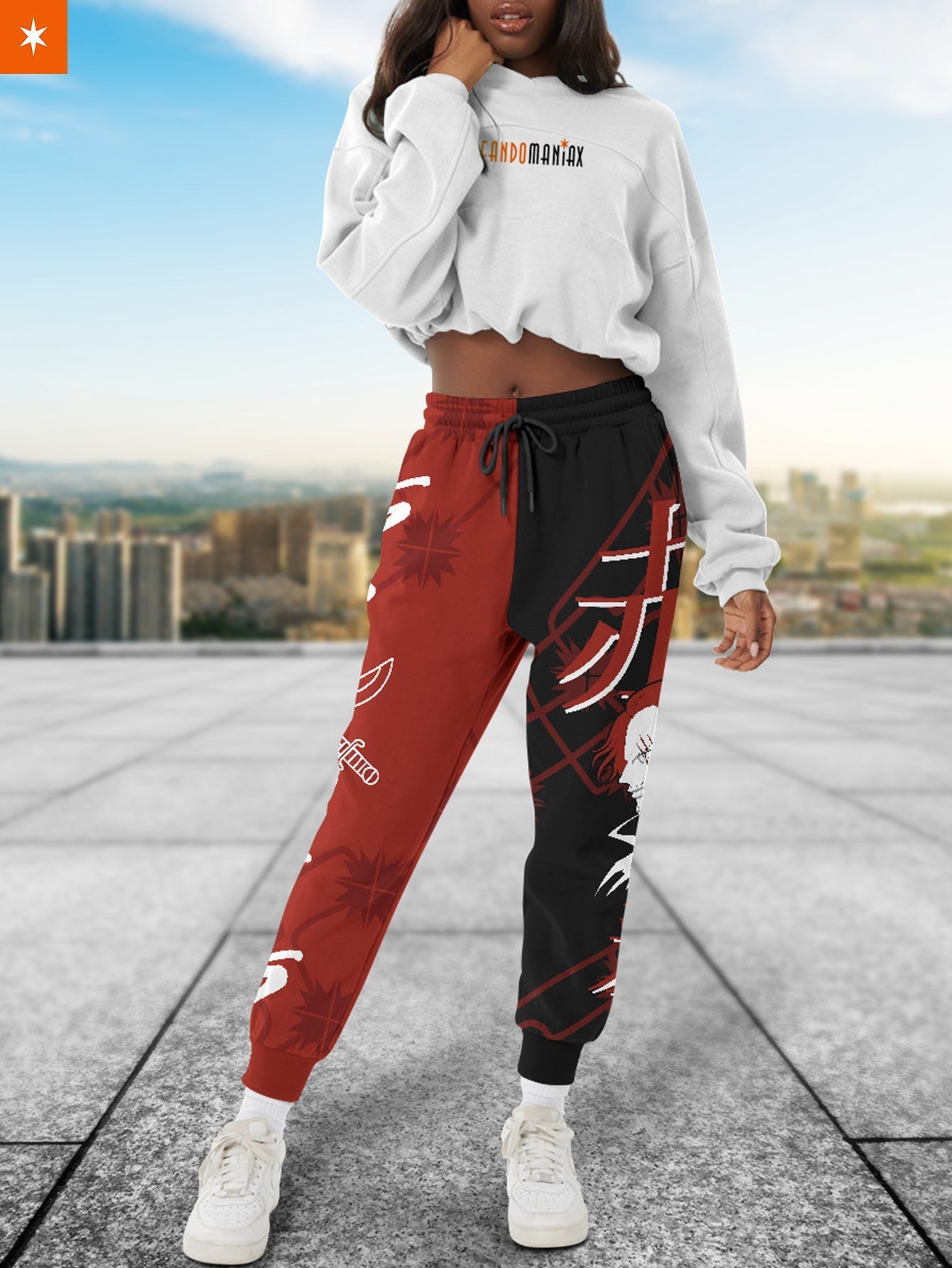 Fandomaniax - Red Hair Fashion Jogger Pants