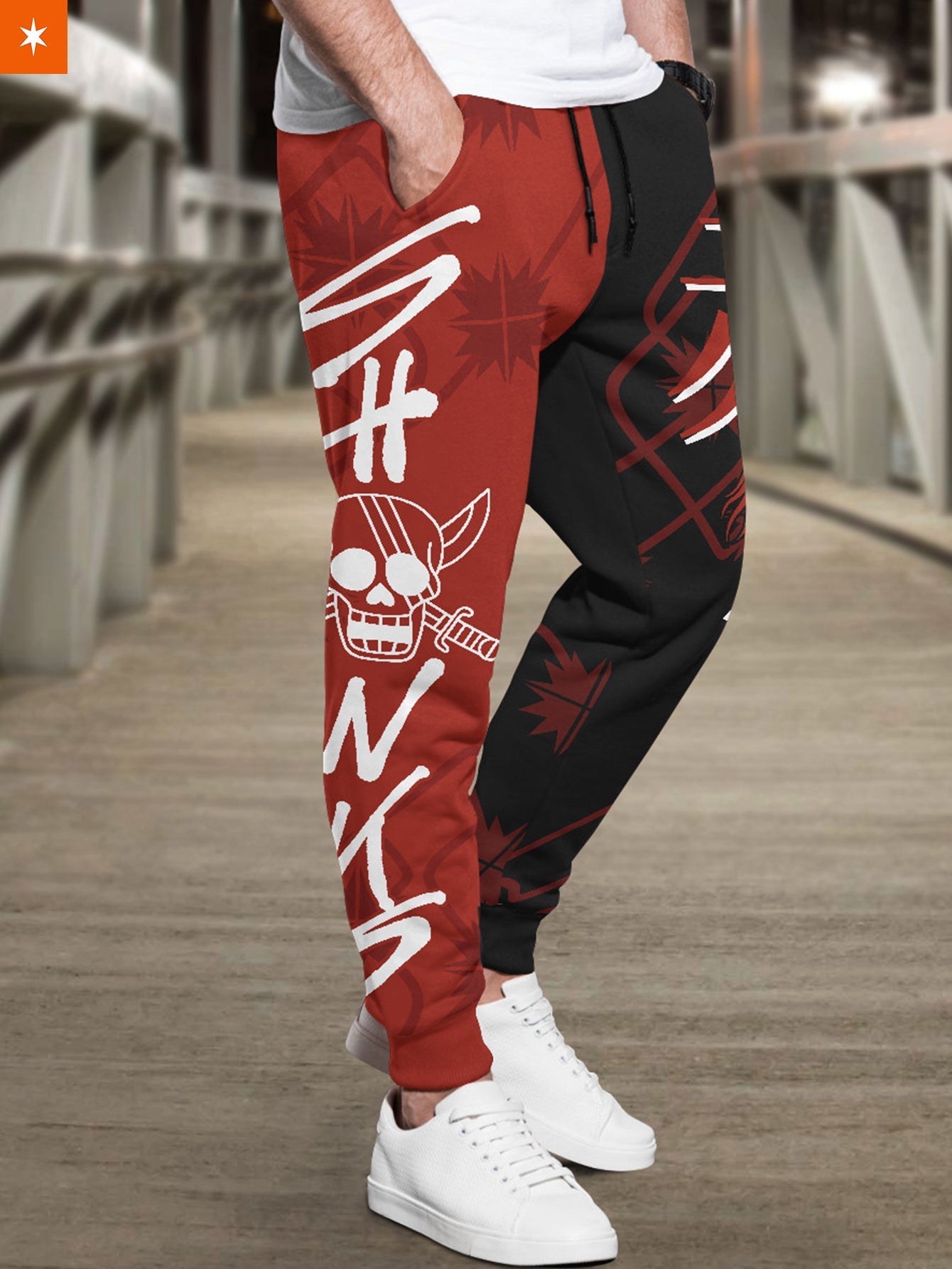 Fandomaniax - Red Hair Fashion Jogger Pants