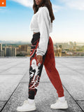 Fandomaniax - Red Hair Fashion Jogger Pants