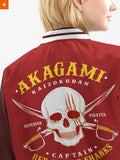 Fandomaniax - Red Hair Jersey Bomber Jacket