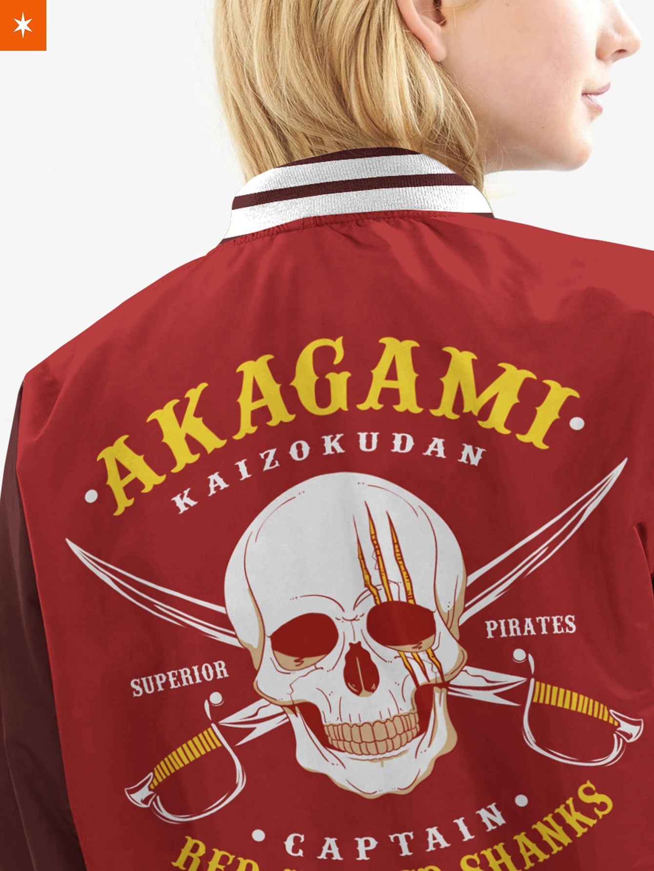 Fandomaniax - Red Hair Jersey Bomber Jacket