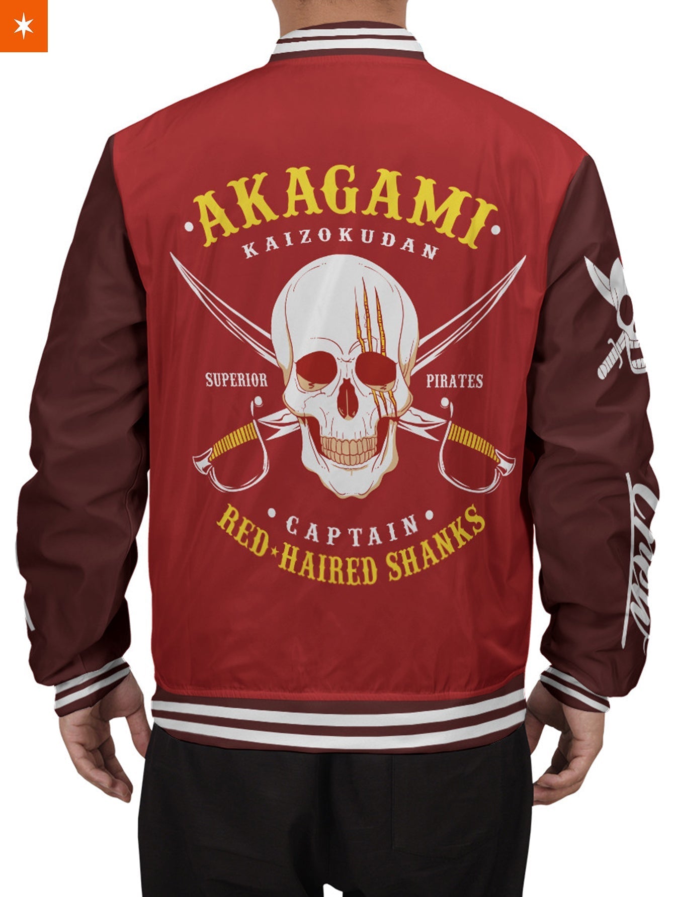 Fandomaniax - Red Hair Jersey Bomber Jacket