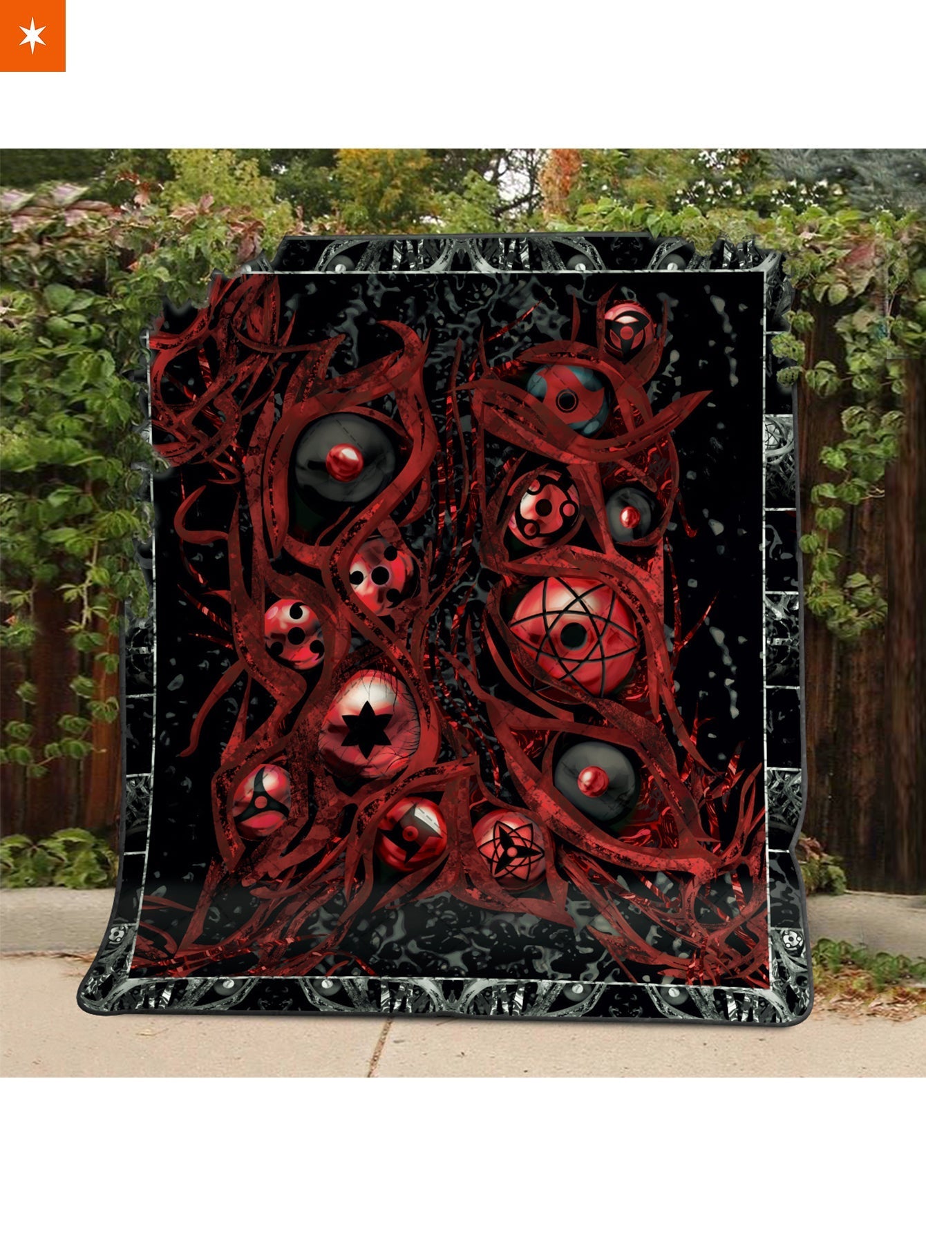 Fandomaniax - Sharingan Eyes Quilt Blanket