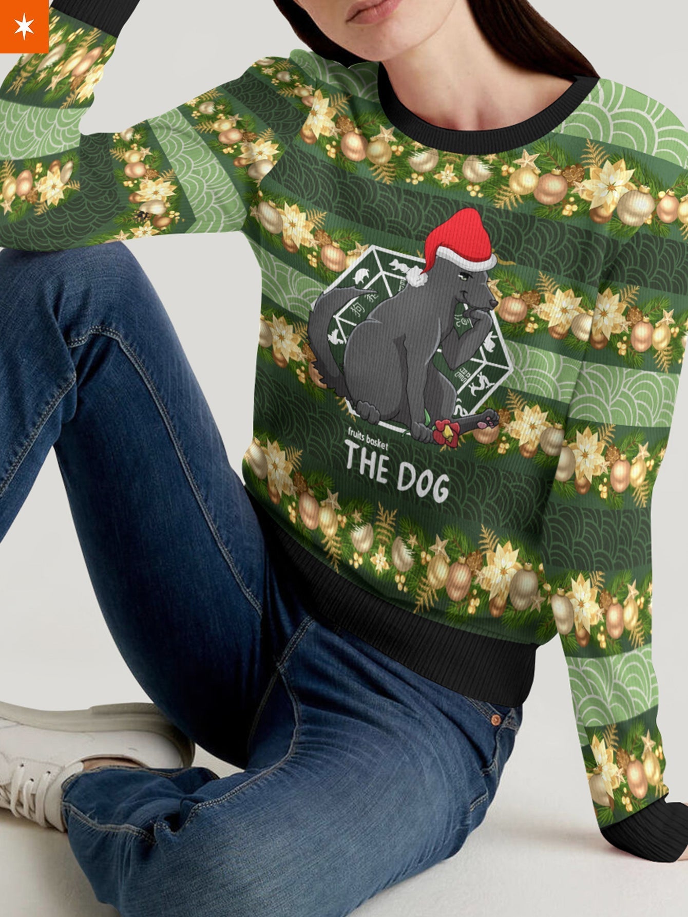 Fandomaniax - Shigure the Dog Unisex Wool Sweater