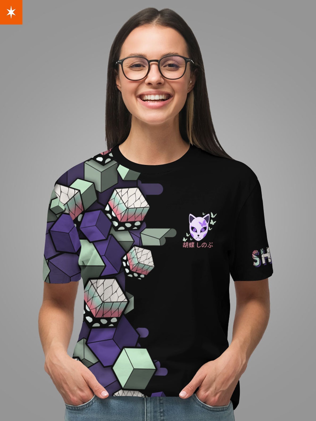 Fandomaniax - Shinobu Cube Unisex T-Shirt