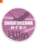 Fandomaniax - Shiratorizawa Season Round Beach Towel