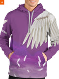 Fandomaniax - Shiratorizawa White Eagle Unisex Pullover Hoodie