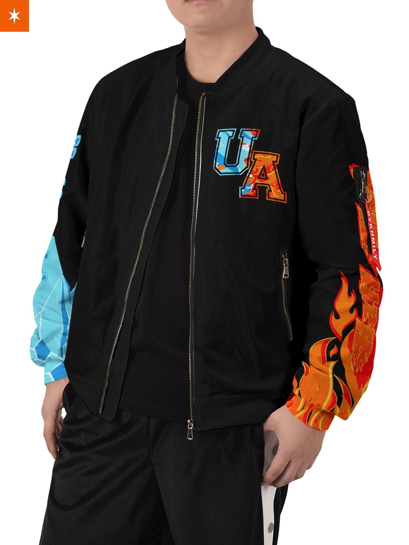 Fandomaniax - Shoto Fire Ice Bomber Jacket