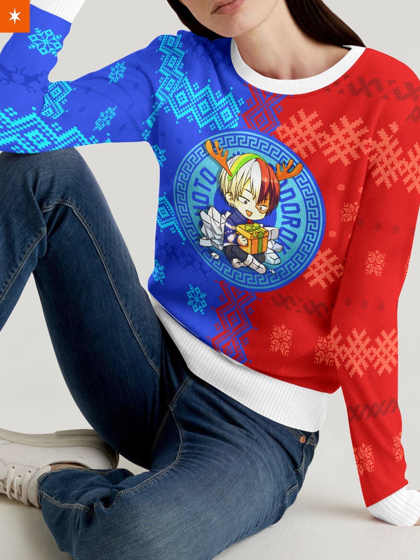 Fandomaniax - Shoto Xmas Unisex Wool Sweater