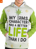 Fandomaniax - Sims Life Unisex Pullover Hoodie