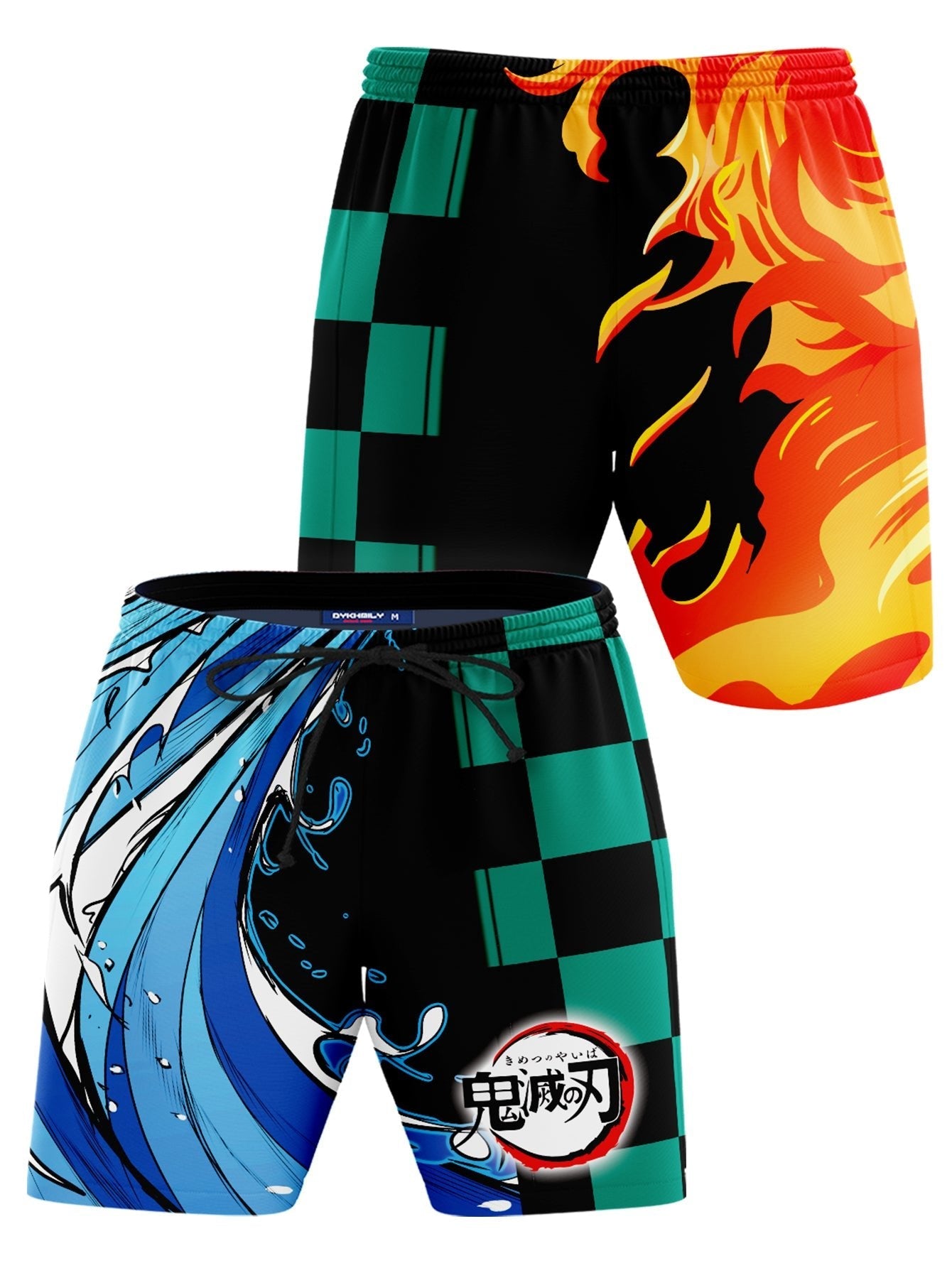 Fandomaniax - Slayer Kamado Beach Shorts