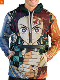 Fandomaniax - Slayer Tanjiro Unisex Pullover Hoodie